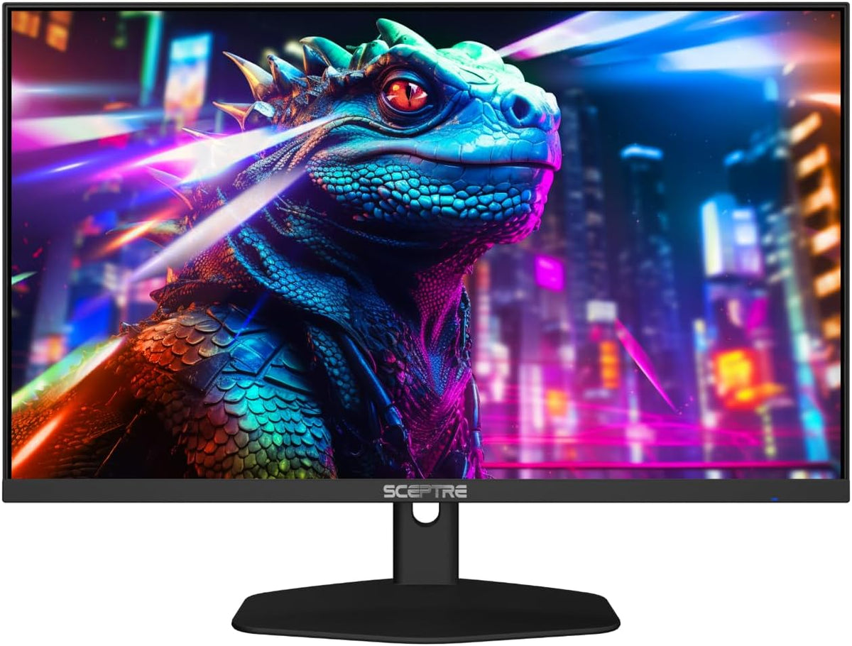 Sceptre New IPS 27-inch Prime Gaming Monitor 100Hz DP HDMI USB Type C, Build-in Speakers Machine Black 2026 (E275W-FP100T Series)