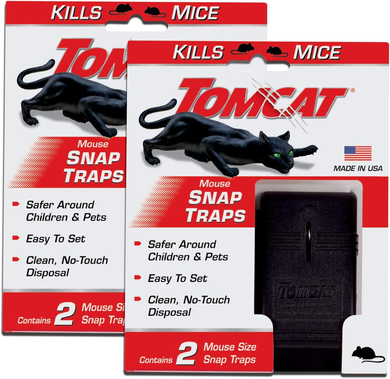 Tomcat Mouse Snap Trap, 4 Traps