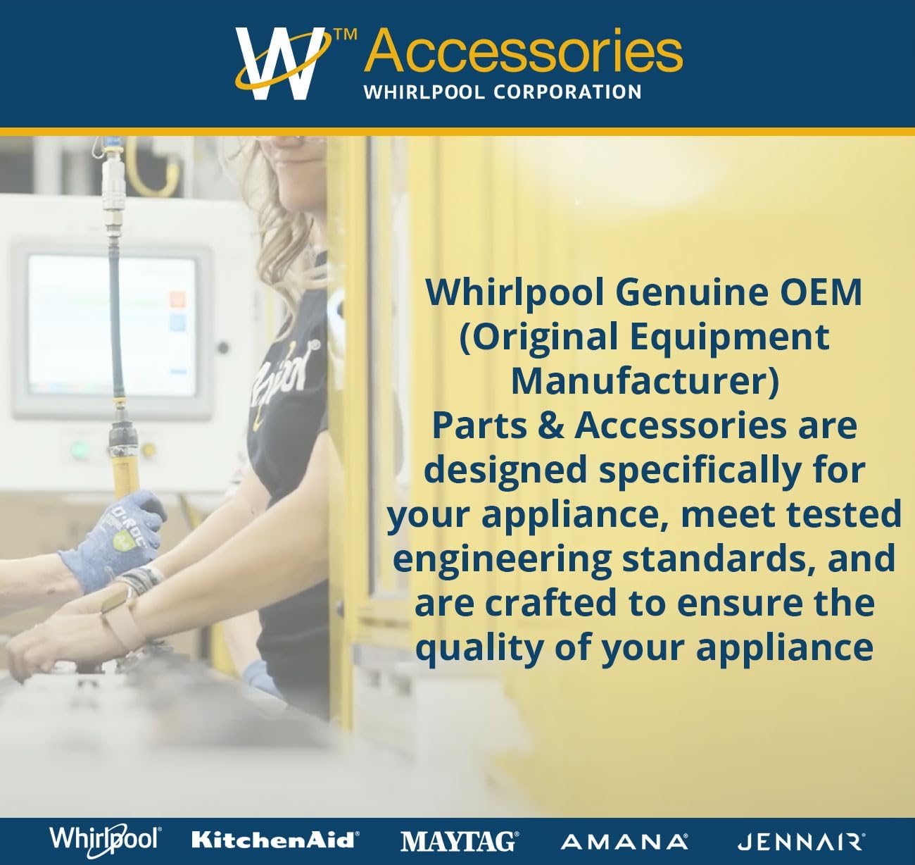 Whirlpool 4396006RW Genuine OEM Dryer Vent Elbow Connector, 90-Degree Close-Turn, 4-Inch Aluminum Space-Saver Accessory