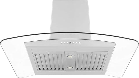ZLINE 30 in. Island Mount Range Hood in Stainless Steel & Glass (GL5i-30)