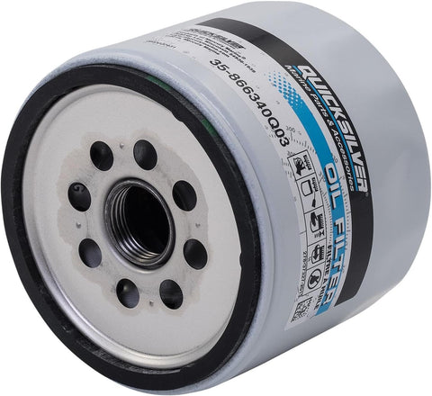 Quicksilver 866340Q03 Spin-On Oil Filter for MerCruiser Engines