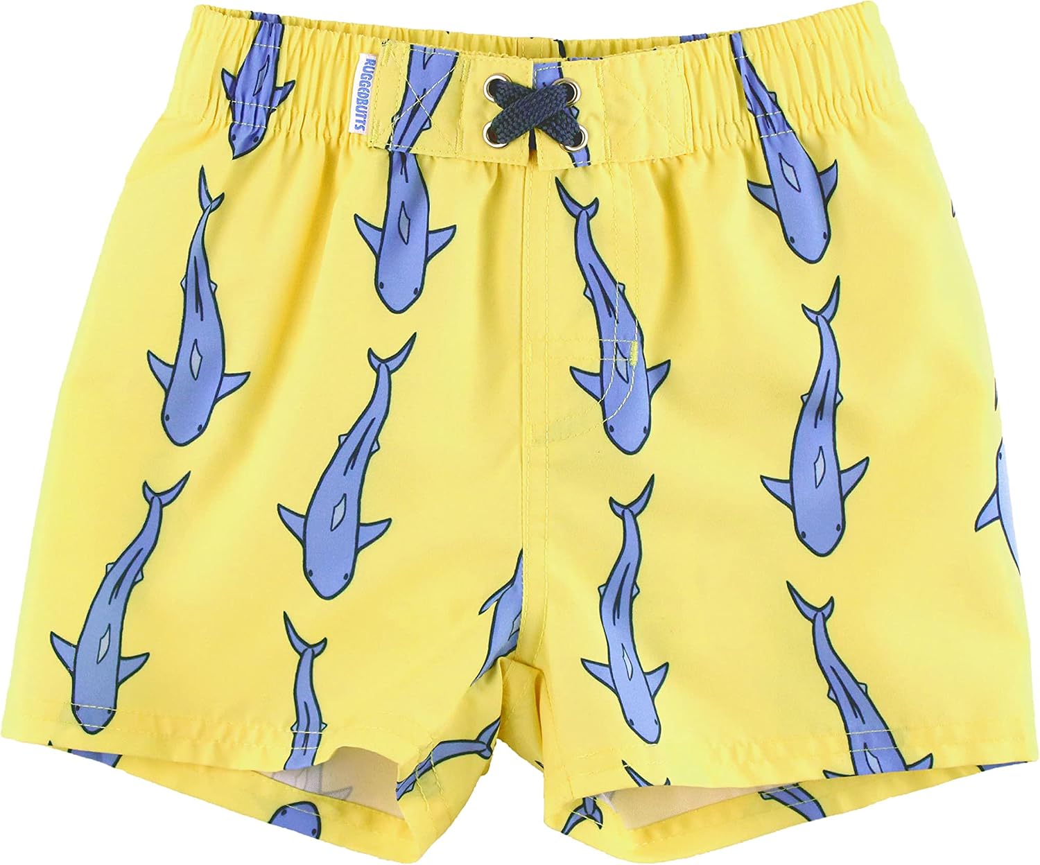 RUGGEDBUTTS Boys Animal Pattern - Swim Trunks with UPF 50+ Sun Protection