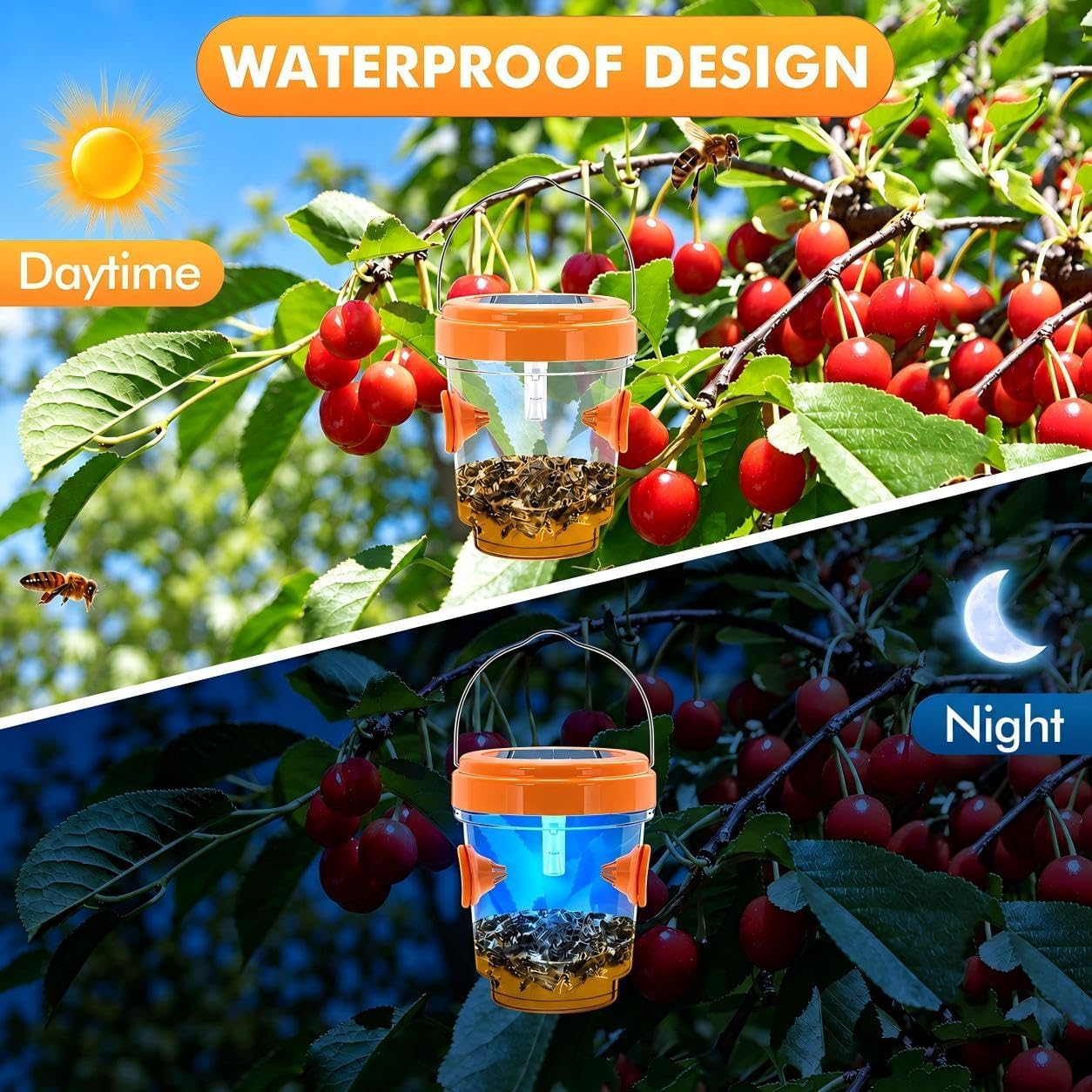 Wasp Traps Outdoor Hanging, 4 Packs