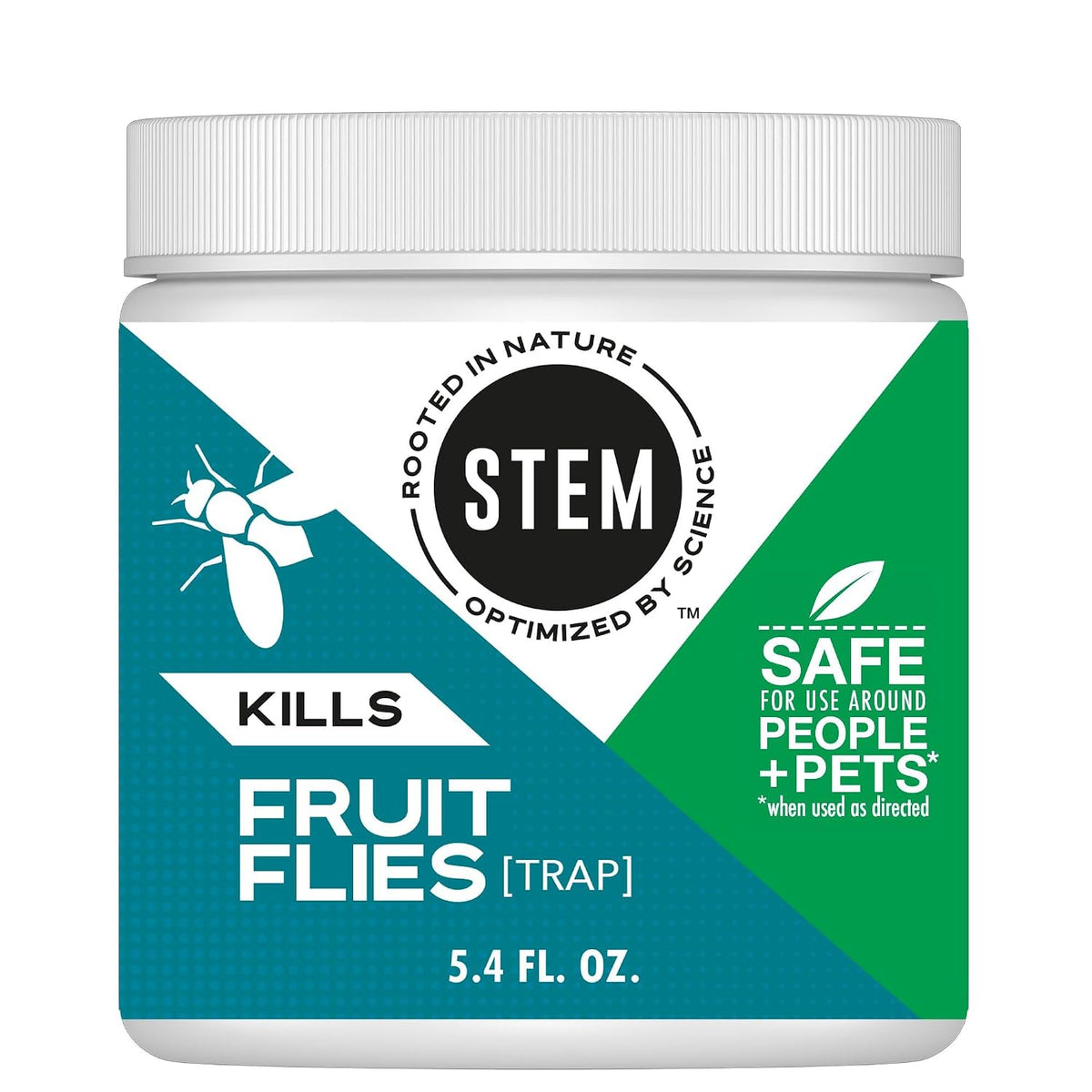 STEM Kills Fruit Fly Trap: Fruit Fly Catcher with Botanical Extracts; 5.4 fl oz (Pack of 1)