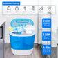 ZenStyle Portable Washer Compact Twin Tub 9.9 LB Mini Top Load Washing Machine Washer/Spinner w/ 6.57 FT Inlet Hose