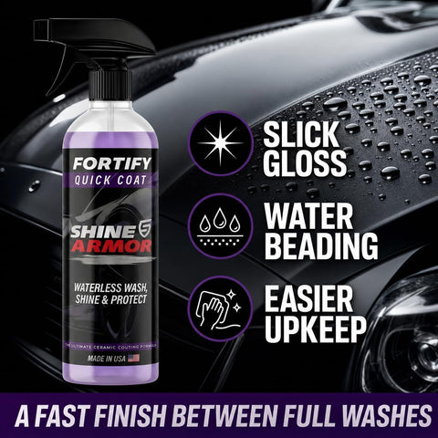 Ceramic Coating Spray - Clean, Glossy, Protected Paint in 15 Minutes Flat
