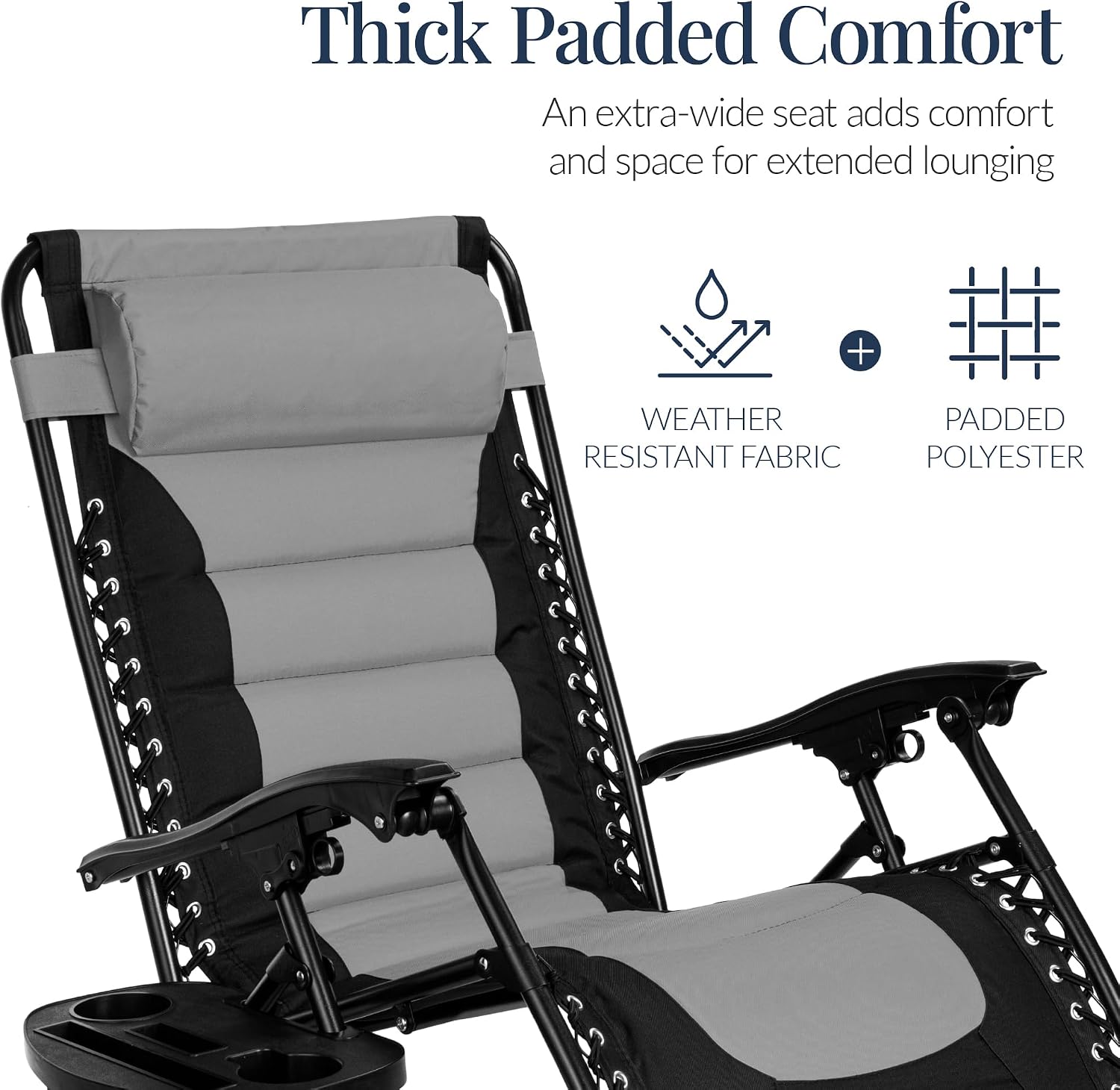 Best Choice Products Oversized Padded Zero Gravity Chair Recliner