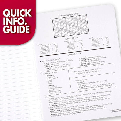 Mead Composition Notebook, Wide Ruled Paper, 7.5" x 9.75", 100 Sheets, Black Marble (09910)