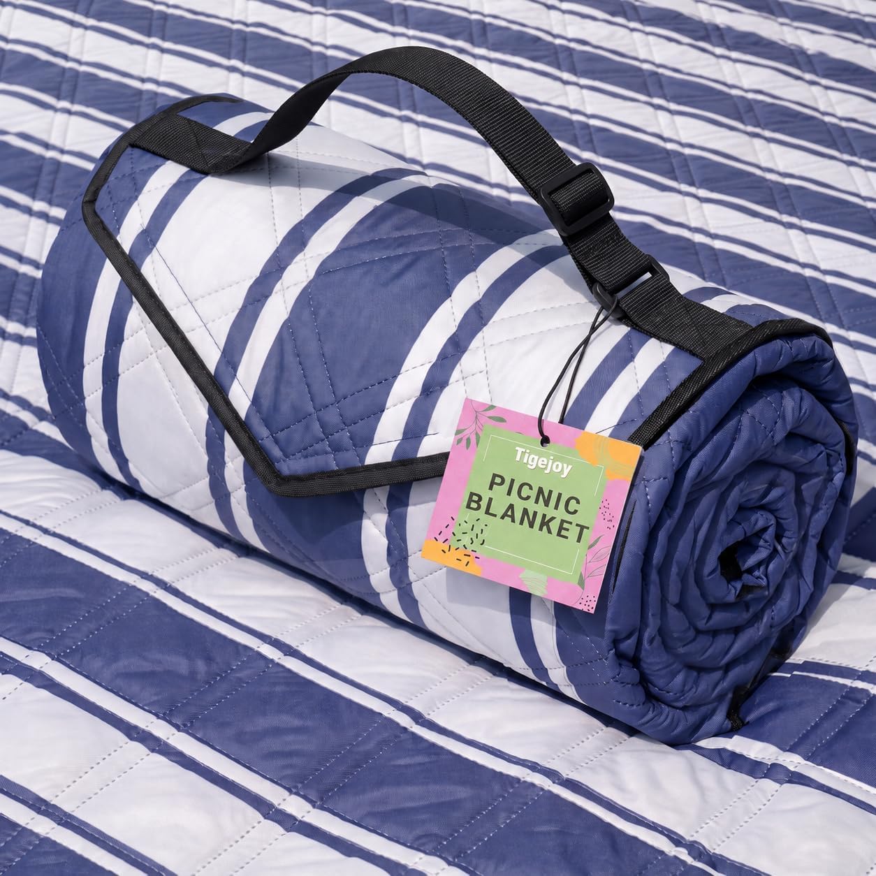TigeJoy Beach Blanket Waterproof Sandproof Extra Large Picnic Blanket