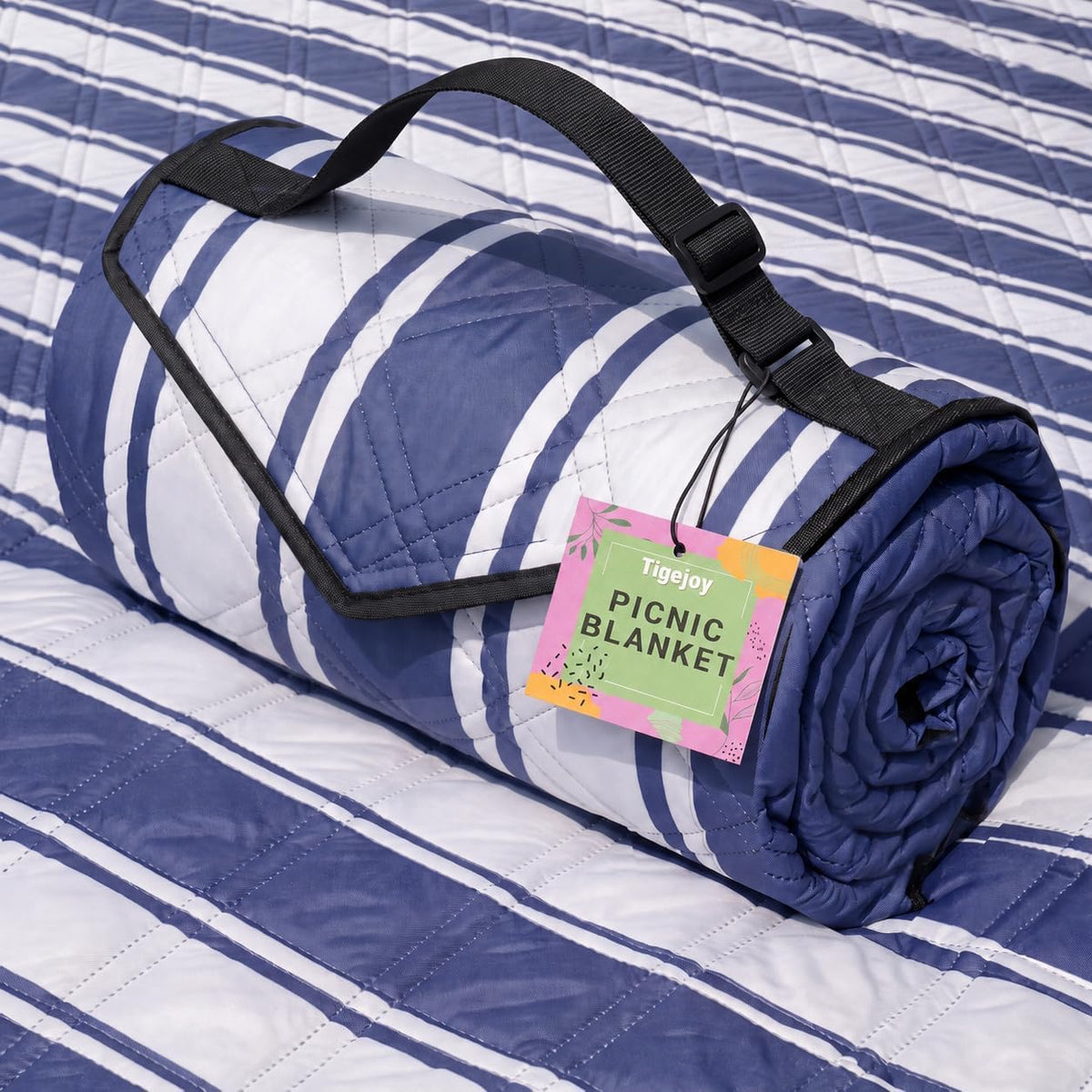 TigeJoy Beach Blanket Waterproof Sandproof Extra Large Picnic Blanket