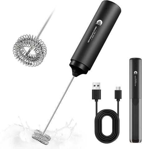 New England Stories Handheld Rechargeable Milk Frother Wand
