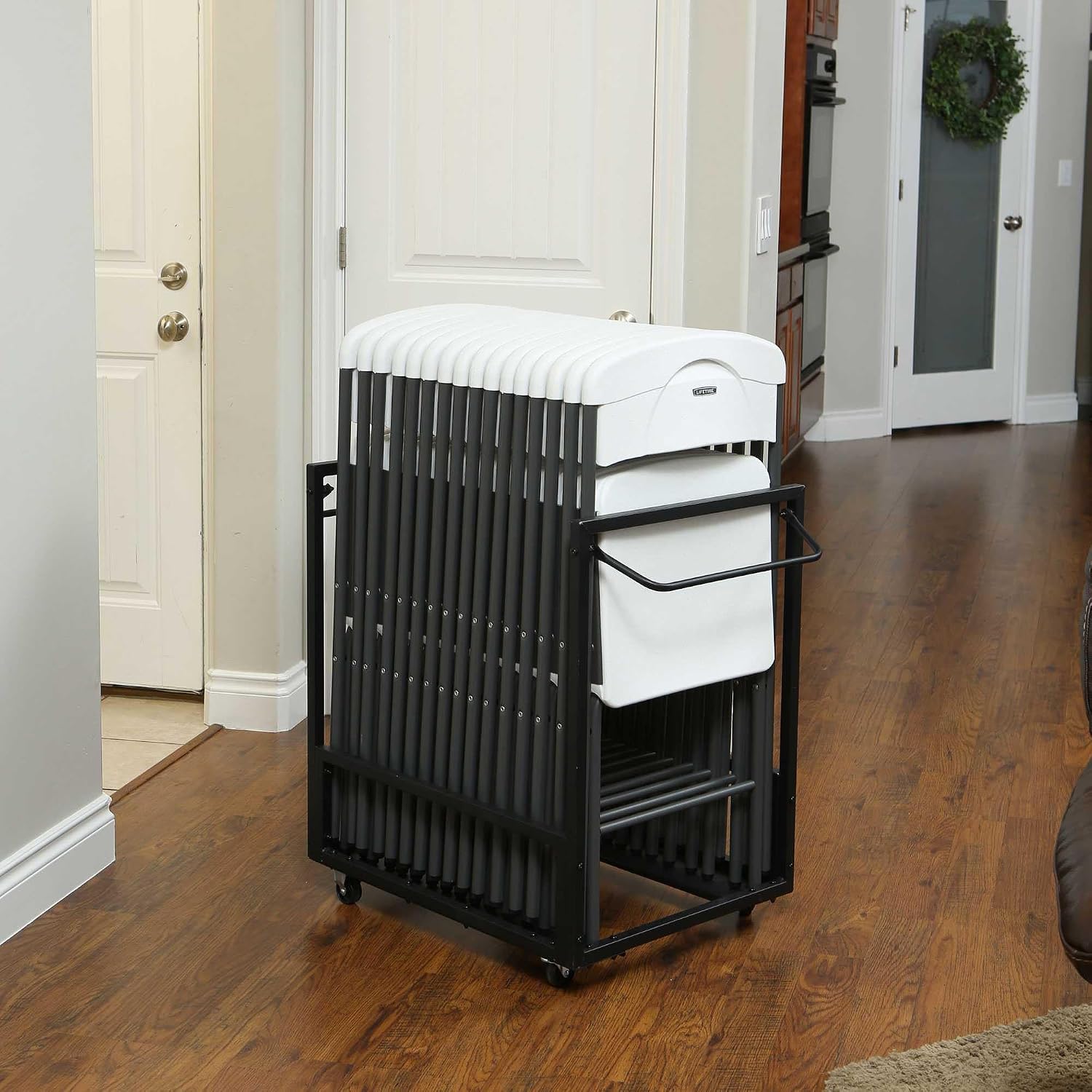 LIFETIME 80279 Rolling Essential Chair Cart