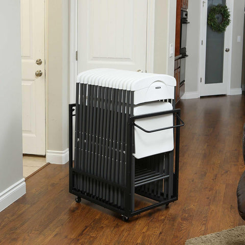LIFETIME 80279 Rolling Essential Chair Cart