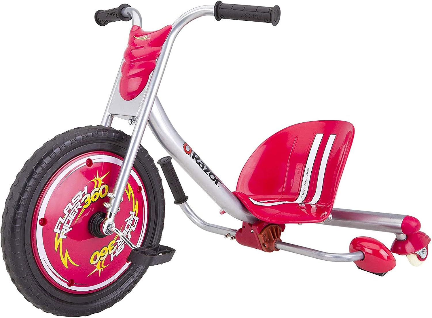 Riprider FlashRider 360 Drift Trike | Pedal Drifting Tricycle (Red)
