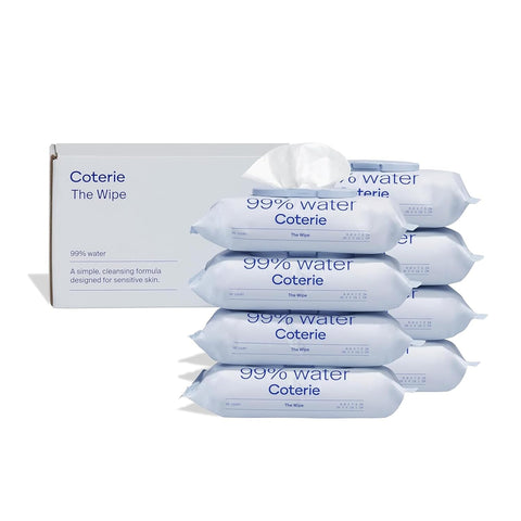 Coterie Baby Wipes for Sensitive Skin, 8-Pack (448 Count)
