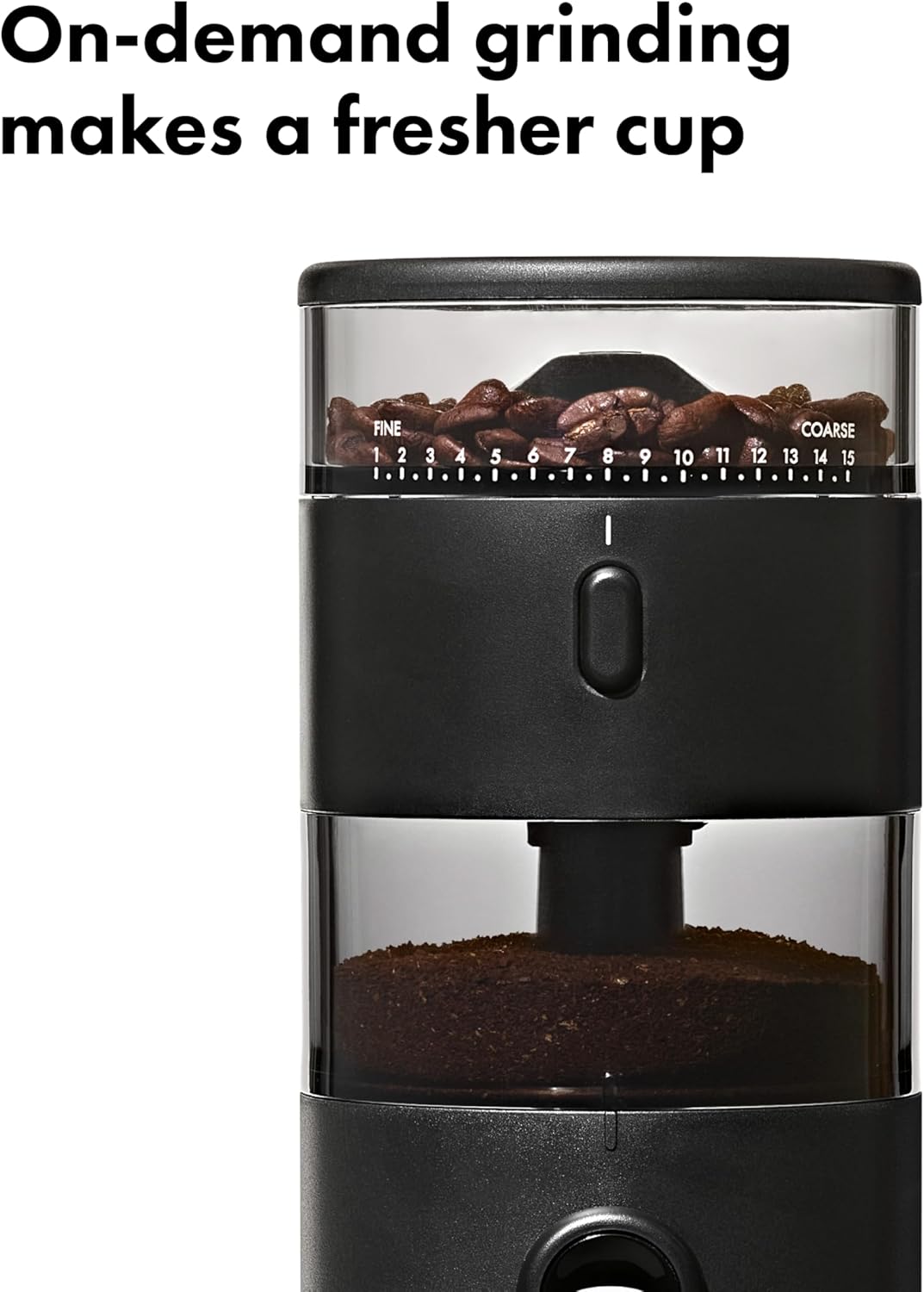 OXO Brew Compact Conical Burr Electric Coffee Bean Grinder - 50g Capacity