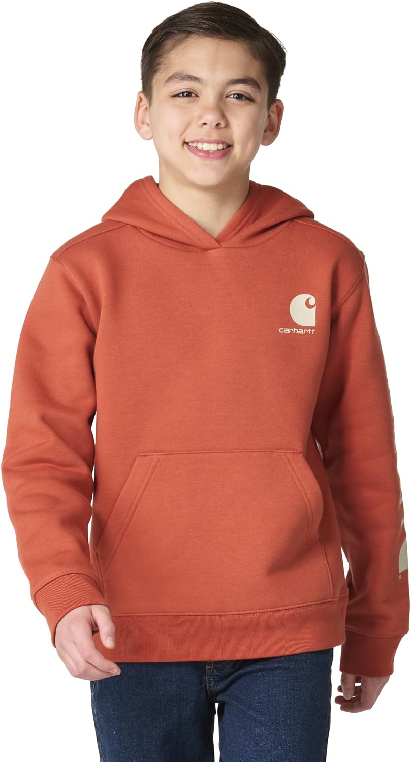 Carhartt Boys Long Sleeve Hooded Sweatshirt