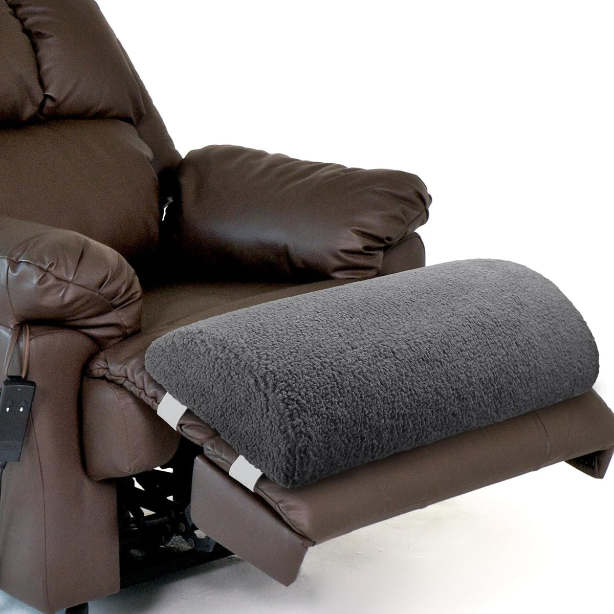 Wesiti Recliner Leg Rest Cushion Footrest Pillow Elevate Feet, Dark Gray