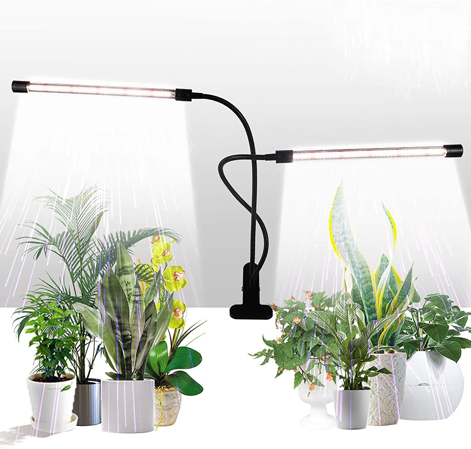GHodec Grow Light,Full Spectrum White 84 LED Clip Indoor Plant Light