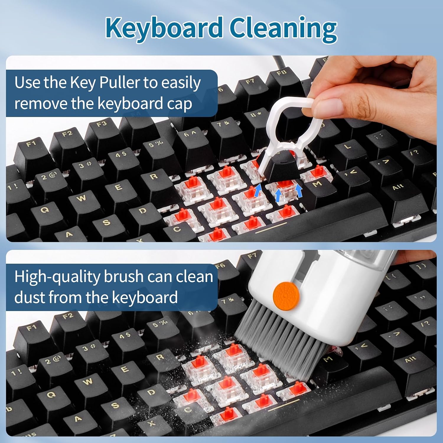 Keyboard Cleaner, Multi-Function Cleaning Kit for MacBook, Laptop, Computer