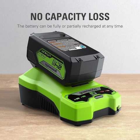 Greenworks 24V 4.0Ah Lithium-Ion Battery (Genuine Greenworks Battery/ 125+ Compatible Tools)