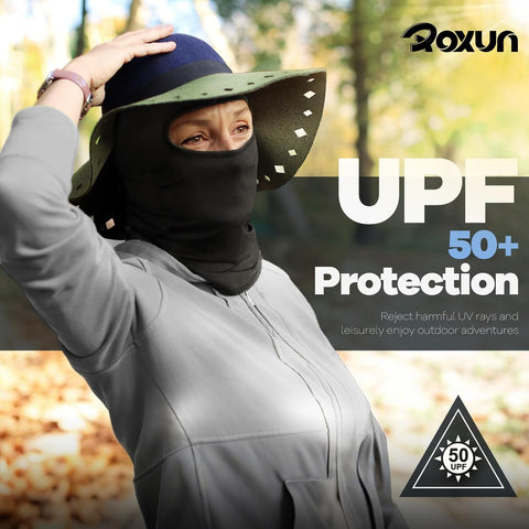 ROXUN Balaclava Ski Mask, 5 Pack Neck Gaiter Motorcycle Summer Cooling