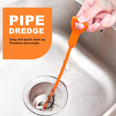 Drain Snake Clog Remover - 4 Pack 20 Inch Flexible Hair Tool