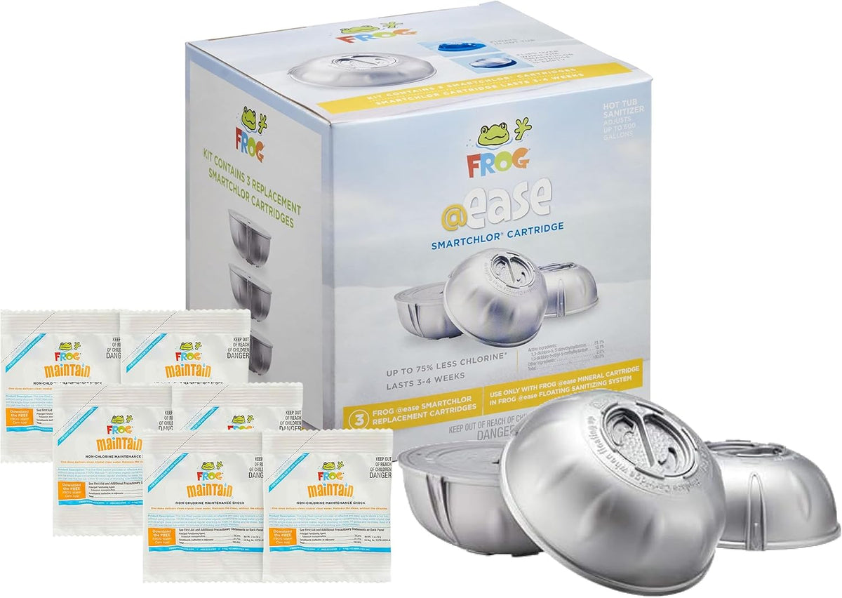 FROG @ease Replacement SmartChlor Cartridges, Maintain Bundle