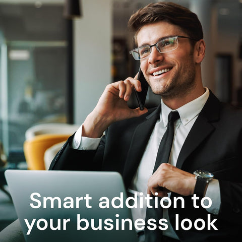 Gaoye 2.0 Executive Style Reading Glasses Men - Durable Readers with Blue Light Filtering- Comfortable Fit with TR90 Frames