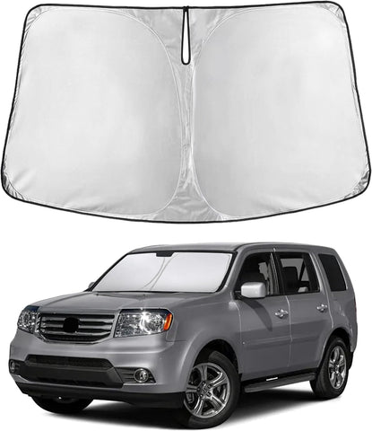 EcoNour Windshield Sunshade Compatible for Honda Pilot 2009-2013 2014 2015