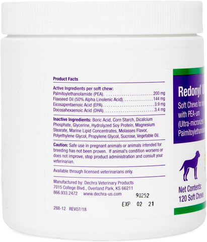 Dechra Redonyl Ultra Soft Chews for Dogs (200mg), 120 Soft Chews