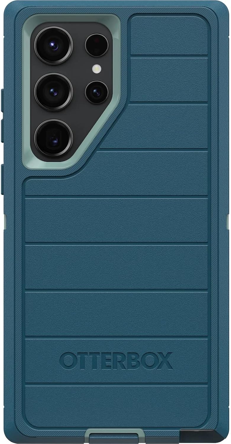 OtterBox Galaxy S23 Ultra (Only) - Defender Series Case - Moonshadow Black (Black & Brown) - Case Only - Rugged & Durable - with Port Protection - Non-Retail Packaging