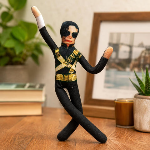 Michae Bendable Pop Star Plush Doll with Internal Wire Armature