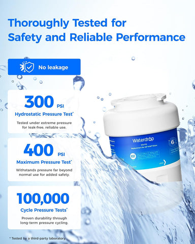 Waterdrop WD-F13 Refrigerator Water Filter, Replacement for GE® MWF®