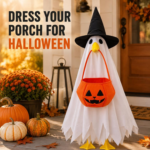 Porch Goose Halloween Outfit for 23 Inch Goose, Costume Set for Fall Decor