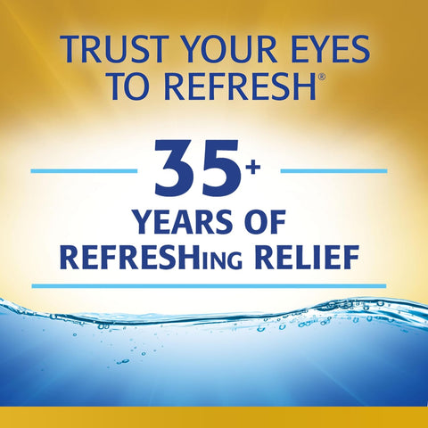 Refresh OPTIVE MEGA-3 PF Lubricant Eye Drops Preservative-Free Artificial Tears, 0.33 fl oz (10mL)