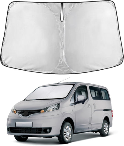 EcoNour Windshield Sunshade Compatible for Nissan NV 200 2014-2020 2021