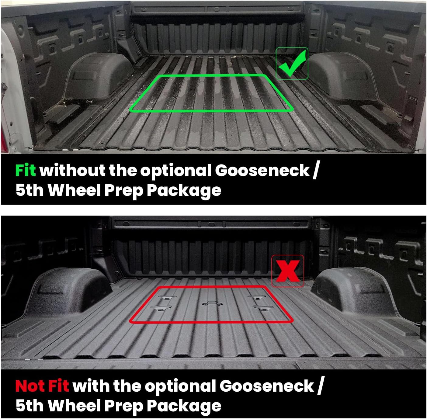 LASFIT Truck Bed Mat for Chevy Silverado/GMC Sierra 2500HD 3500HD 2020-2026