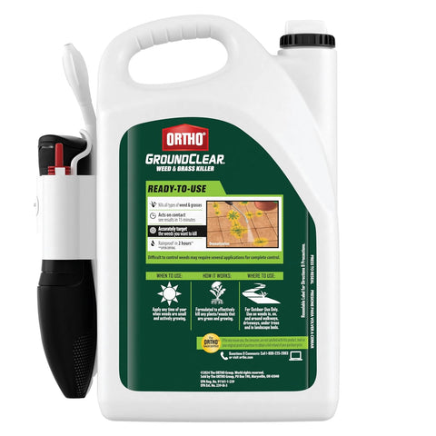 Ortho GroundClear Weed & Grass Killer with Comfort Wand, 1 gal.