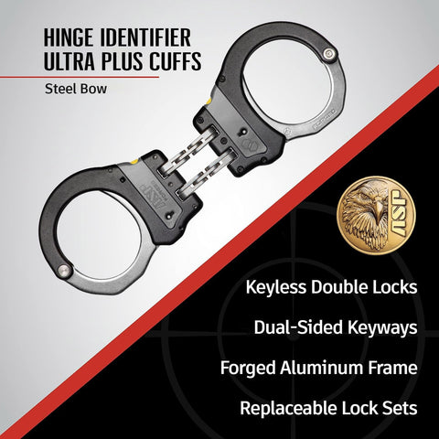 ASP Identifier Keyless Double-Lock Plus Cuffs, Chain, Forged Aluminum Frame