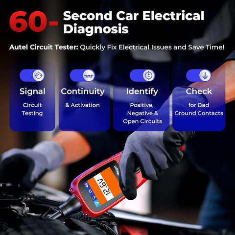 Autel PowerScan 12-24V Car Circuit Tester, Power Probe, Short/Open Finder