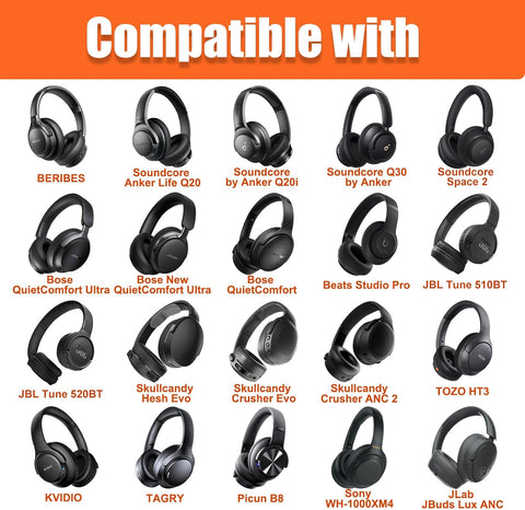 Headphone Headset Case for Folding Headphone, Deep Purple
