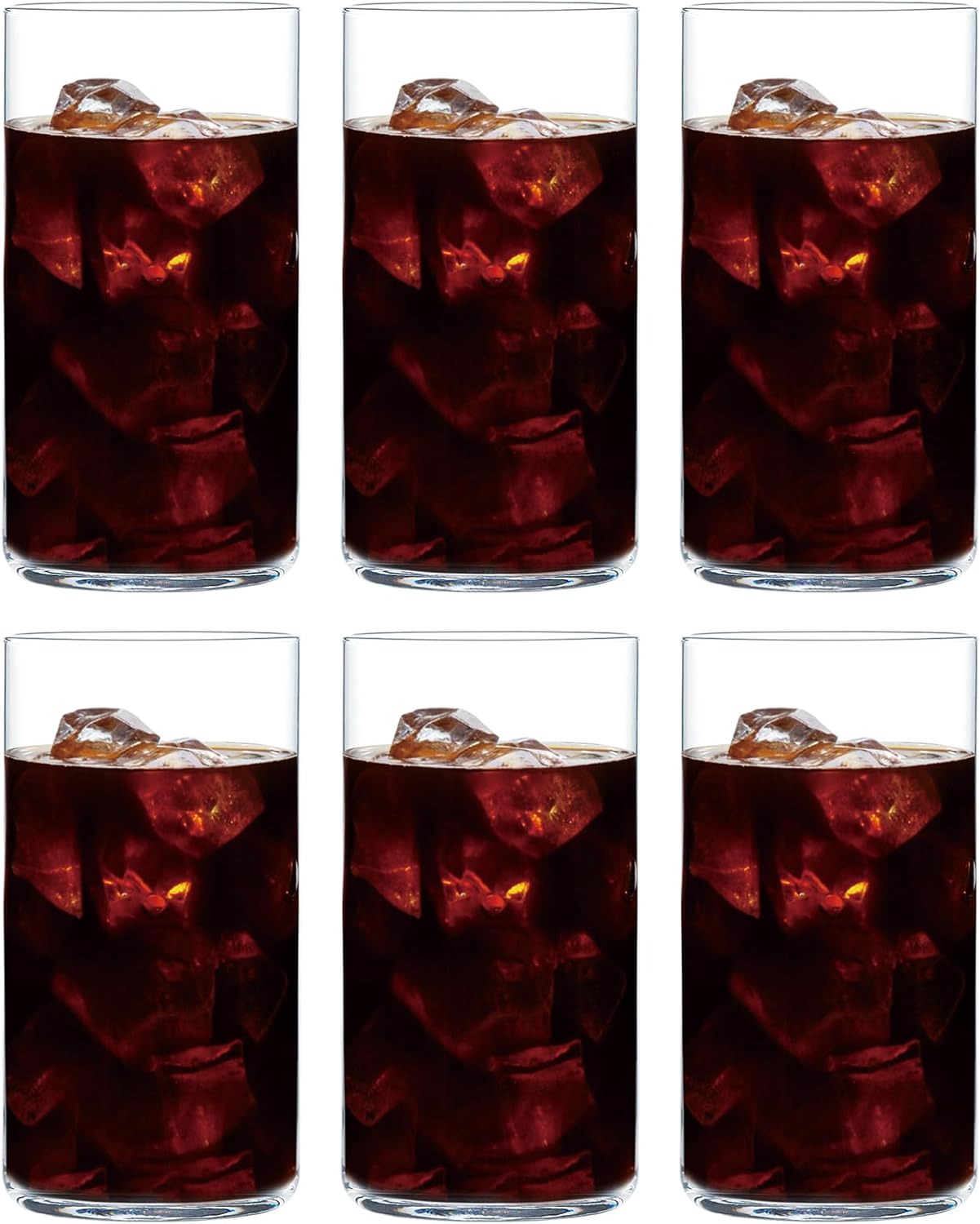 Toyo Sasaki Glass USURAI B-09129 Whiskey Glass, Rock Glass, 18.0 fl oz (560 ml), Set of 6, Shatter Resistant, Cup, Made in Japan, Dishwasher Safe