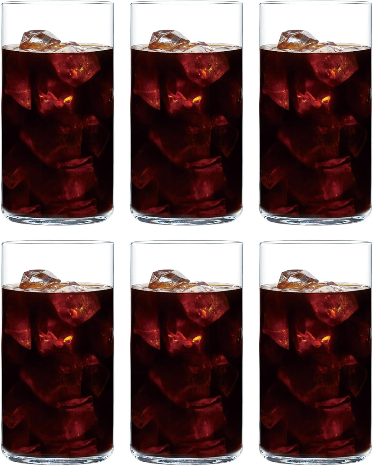 Toyo Sasaki Glass USURAI B-09129 Whiskey Glass, Rock Glass, 18.0 fl oz (560 ml), Set of 6, Shatter Resistant, Cup, Made in Japan, Dishwasher Safe