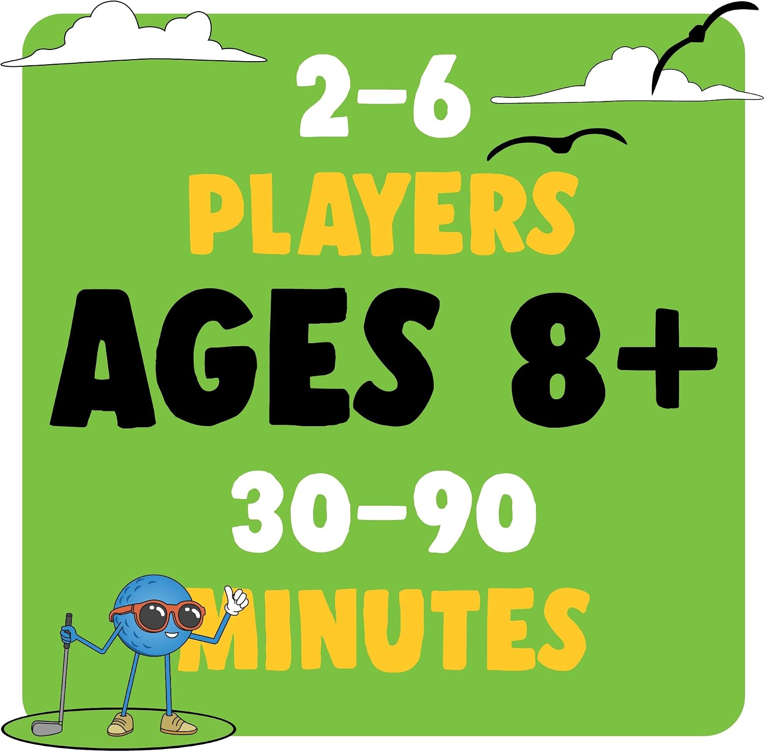 Play Nine The Card Game of Golf, Ages 8 and Up, Couples Date Night Gift, Game Night Favorite, 15 Min Gameplay, Family Friendly Card Game for Kids, Teens & Adults, Great Golf Gift