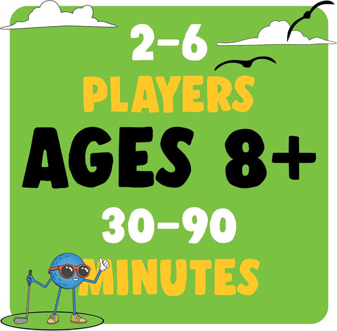 Play Nine The Card Game of Golf, Ages 8 and Up, Couples Date Night Gift, Game Night Favorite, 15 Min Gameplay, Family Friendly Card Game for Kids, Teens & Adults, Great Golf Gift