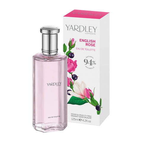 Yardley Of London English Rose Eau de Toilette Spray for Women, 4.2 Ounce