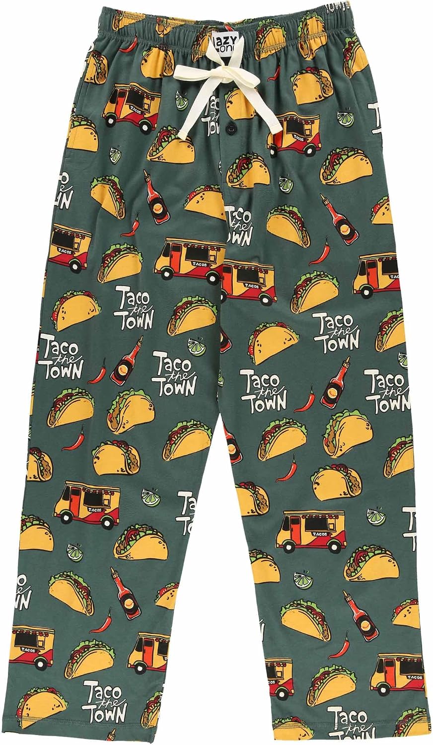 Lazy One Novelty Men's Pajama Pants, Pajama Bottoms for Men, Fishing PJ