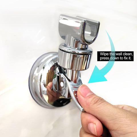 Medsuo Suction Shower Head Holder, 360° Adjustable for Bathroom