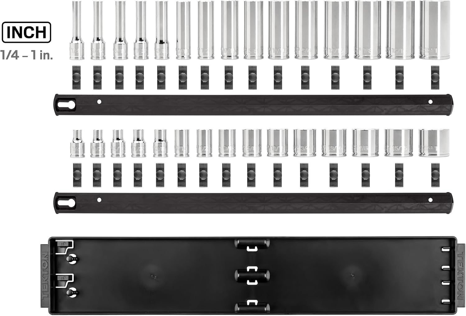 TEKTON 3/8 Inch Drive 12-Point Socket Set, 30-Piece | SHD91210